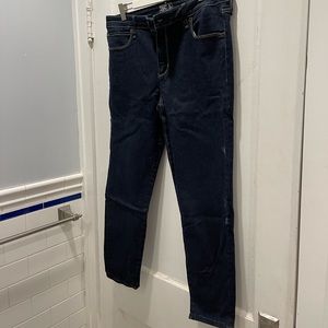 Abercrombie dark wash skinny jeans, size 32